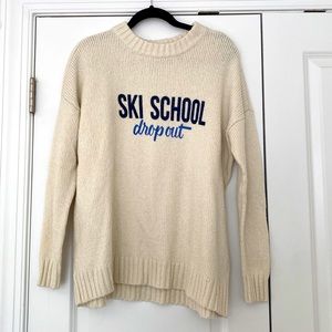 Soft Aerie Crewneck Sweated - “Ski School Dropout” - Size Small